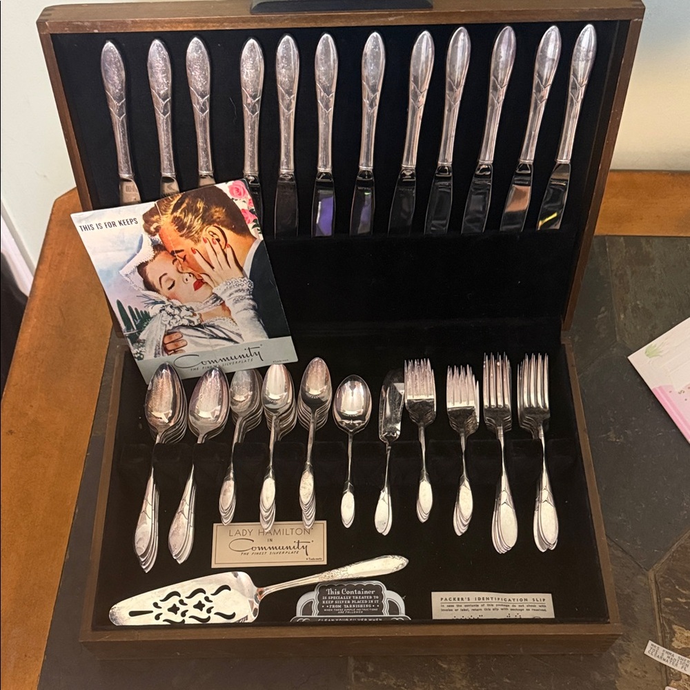 Hamilton Silver Flatware Collection